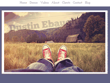 Tablet Screenshot of dustinebaugh.com